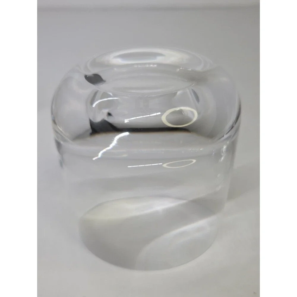Set of 4 Williams Sonoma Double Old Fashioned Lowball Tumbler Crystal Glasses